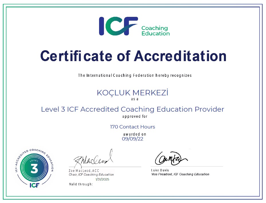 icf sertifika